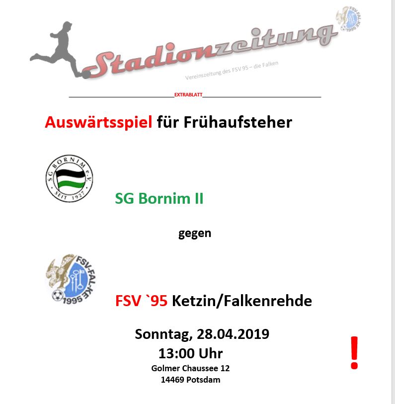 Sonntagsspiel für Frühaufsteher – und alle mal lächeln!