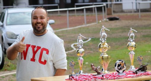 Enrico bei der Eröffnung des letzten EMB-Pokals