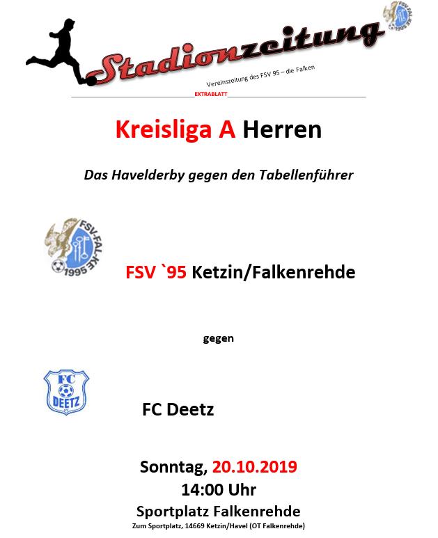 Havelderby gegen Tabellenführer – Spannung hoch zehn