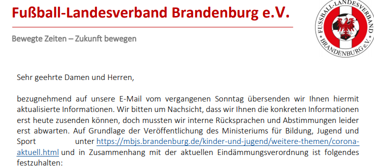 Offizielle Vereinsinfo des FLB