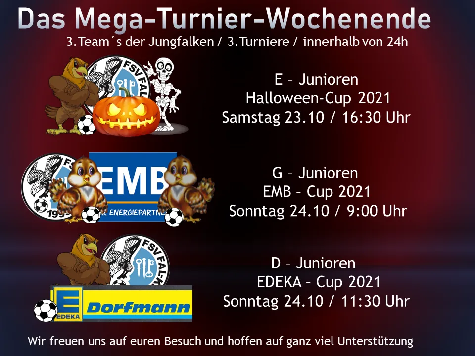 MEGA! TURNIER! WOCHENENDE!