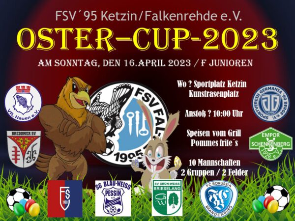 Küken feiern Osterfußball