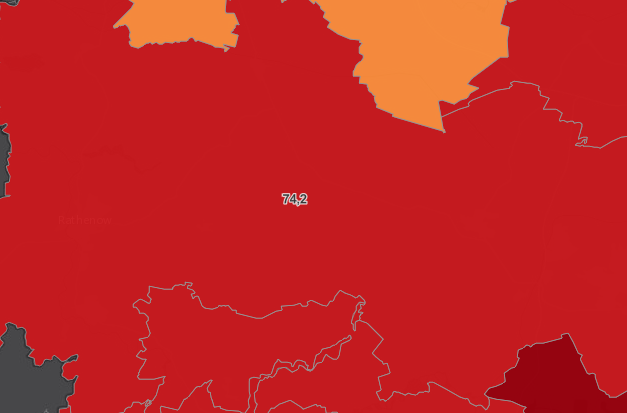 Der fünfte Tag unter 100